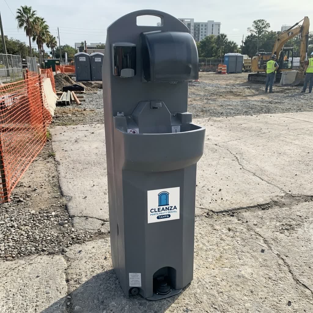 Portable Hand Wash Station from Cleanza Porta Potty Rental Tampa